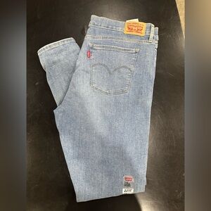 Levi's Super Skinny Denim in Light Blue
